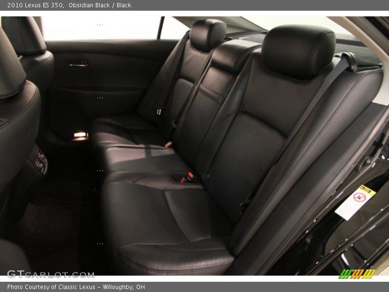 Obsidian Black / Black 2010 Lexus ES 350