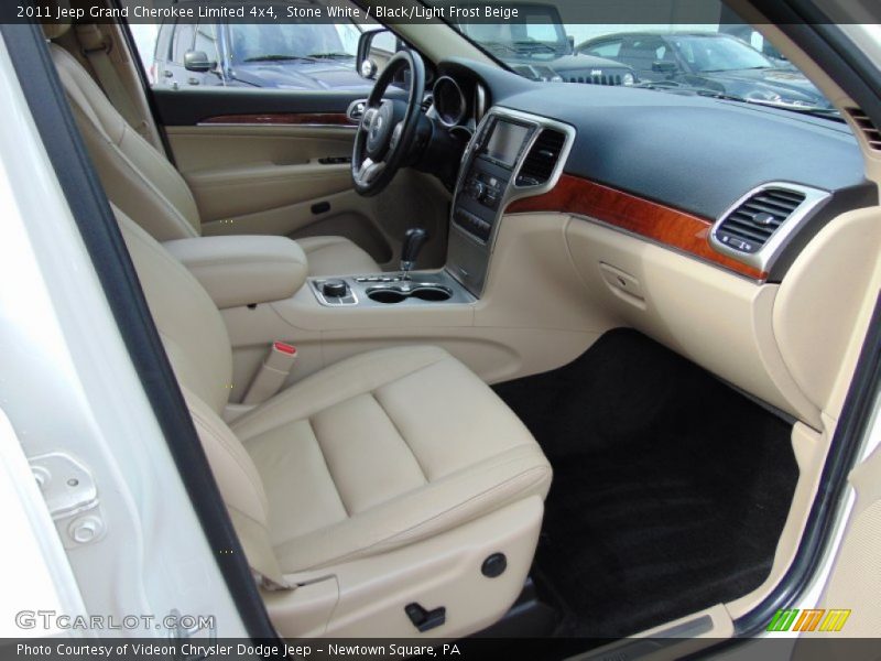 Stone White / Black/Light Frost Beige 2011 Jeep Grand Cherokee Limited 4x4