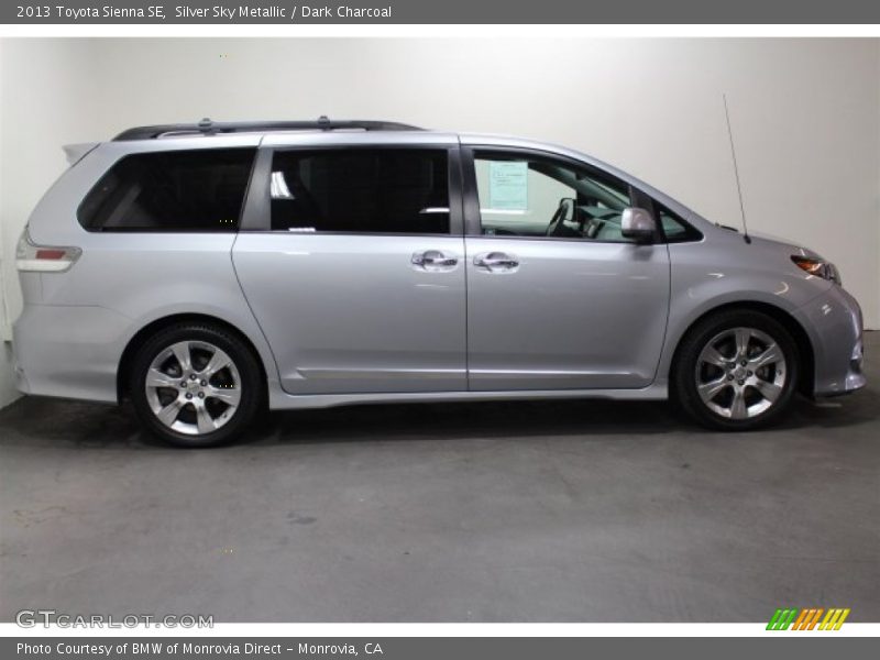 Silver Sky Metallic / Dark Charcoal 2013 Toyota Sienna SE