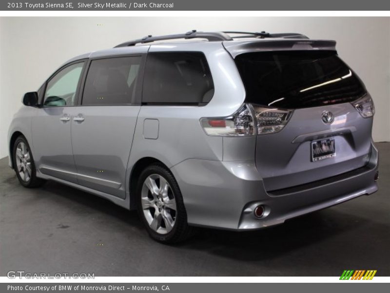 Silver Sky Metallic / Dark Charcoal 2013 Toyota Sienna SE