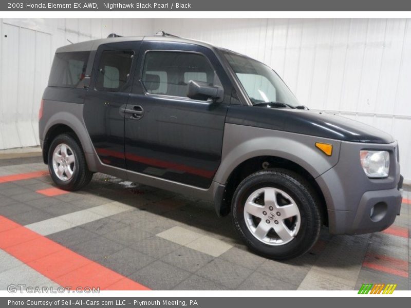 Nighthawk Black Pearl / Black 2003 Honda Element EX AWD