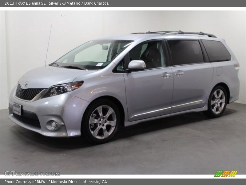Silver Sky Metallic / Dark Charcoal 2013 Toyota Sienna SE