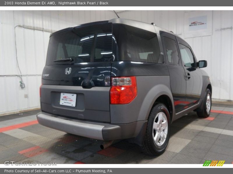 Nighthawk Black Pearl / Black 2003 Honda Element EX AWD