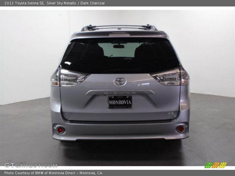 Silver Sky Metallic / Dark Charcoal 2013 Toyota Sienna SE