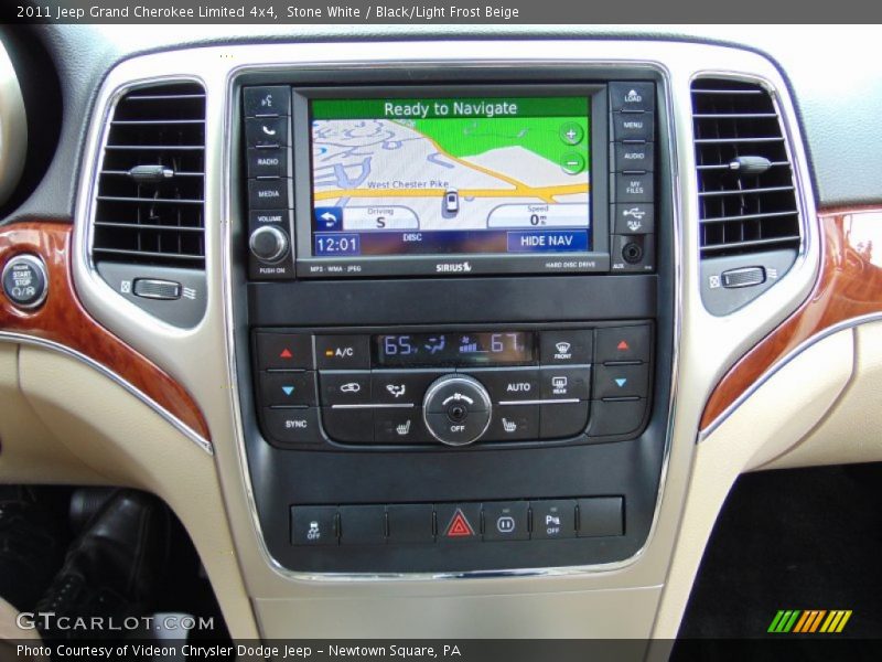 Stone White / Black/Light Frost Beige 2011 Jeep Grand Cherokee Limited 4x4