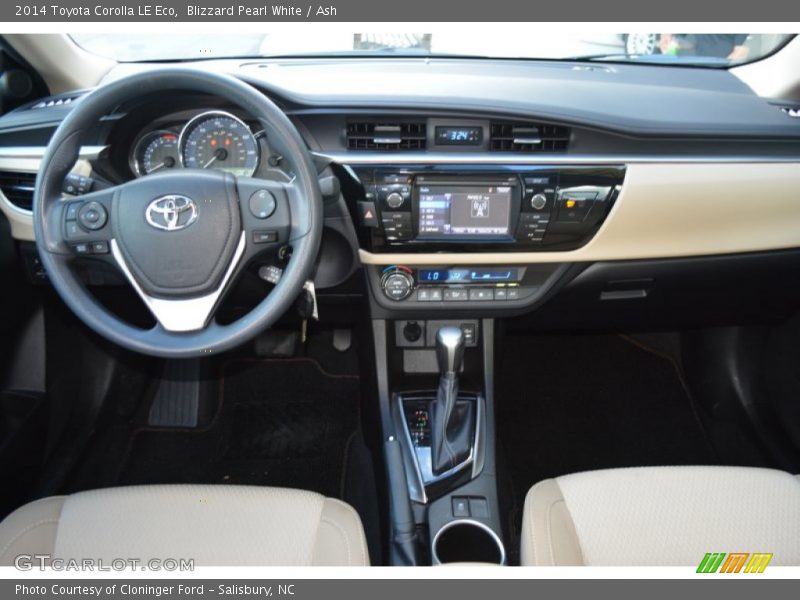 Blizzard Pearl White / Ash 2014 Toyota Corolla LE Eco