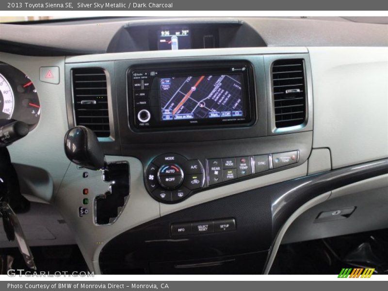 Silver Sky Metallic / Dark Charcoal 2013 Toyota Sienna SE
