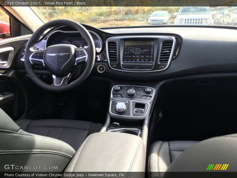 Velvet Red Pearl / Black 2016 Chrysler 200 C