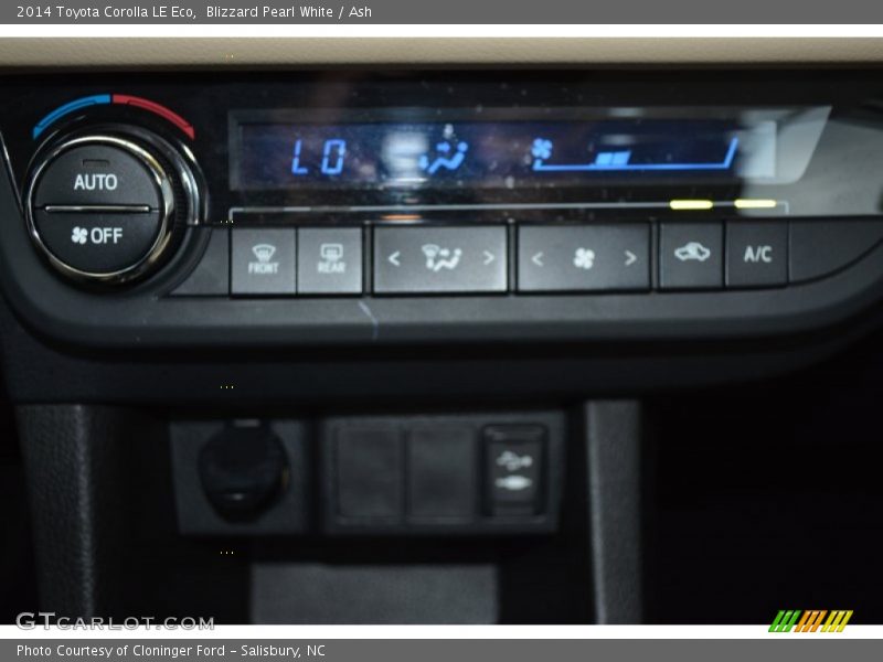 Blizzard Pearl White / Ash 2014 Toyota Corolla LE Eco