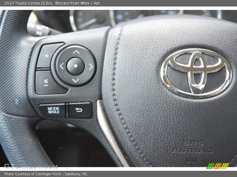 Blizzard Pearl White / Ash 2014 Toyota Corolla LE Eco