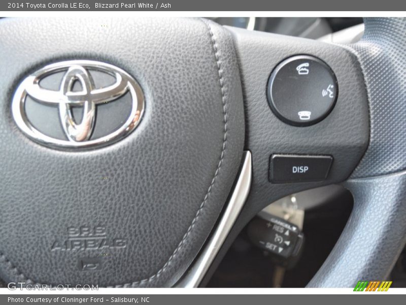 Blizzard Pearl White / Ash 2014 Toyota Corolla LE Eco