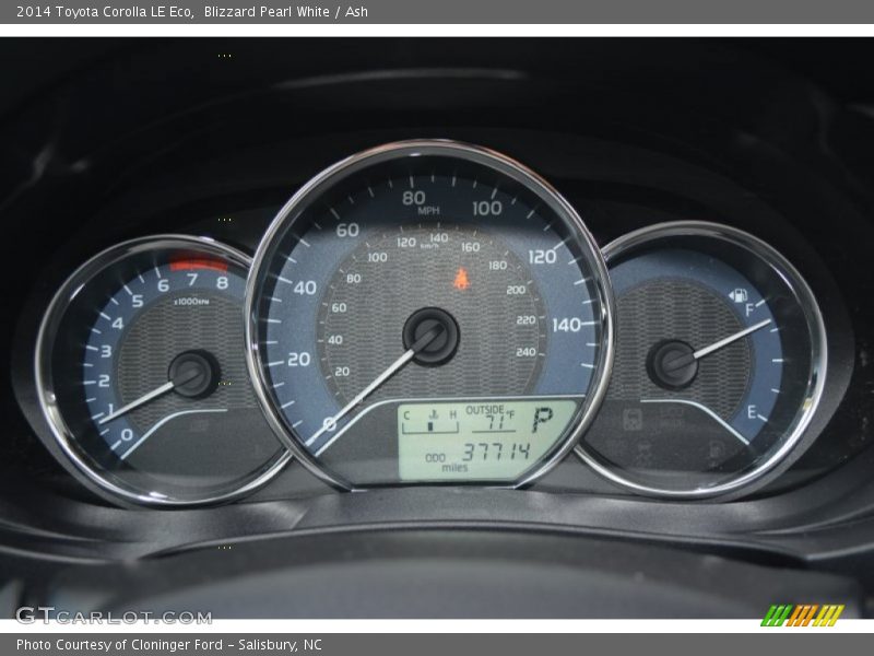 Blizzard Pearl White / Ash 2014 Toyota Corolla LE Eco