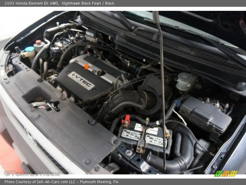 Nighthawk Black Pearl / Black 2003 Honda Element EX AWD