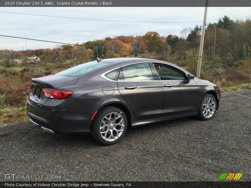 Granite Crystal Metallic / Black 2016 Chrysler 200 C AWD