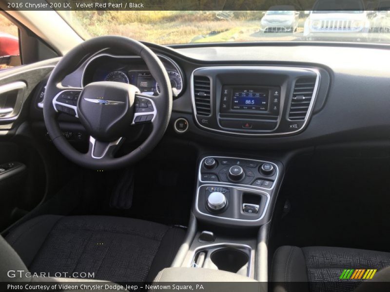 Velvet Red Pearl / Black 2016 Chrysler 200 LX