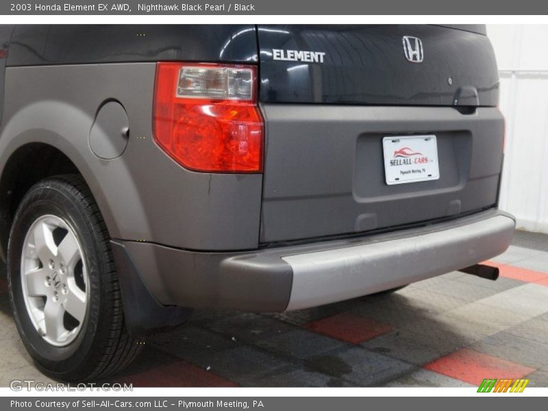 Nighthawk Black Pearl / Black 2003 Honda Element EX AWD