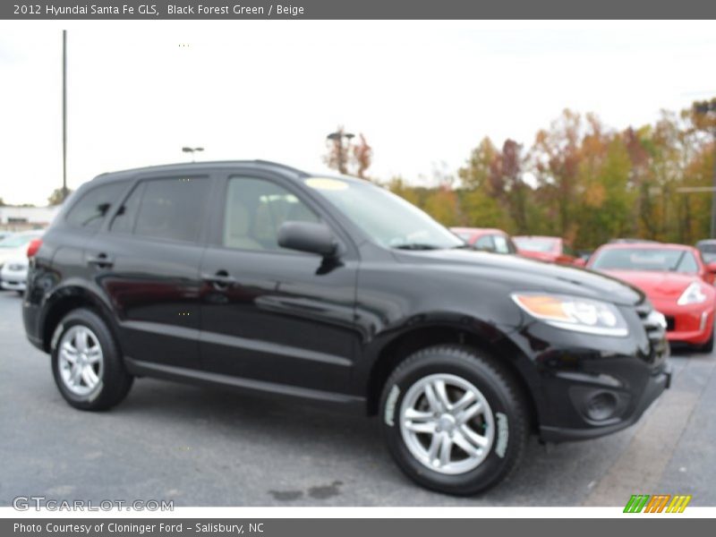Black Forest Green / Beige 2012 Hyundai Santa Fe GLS