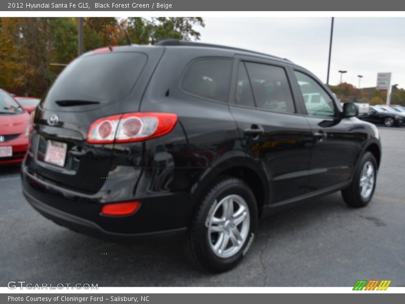 Black Forest Green / Beige 2012 Hyundai Santa Fe GLS