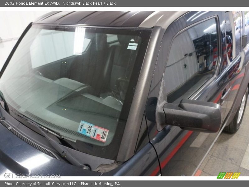 Nighthawk Black Pearl / Black 2003 Honda Element EX AWD