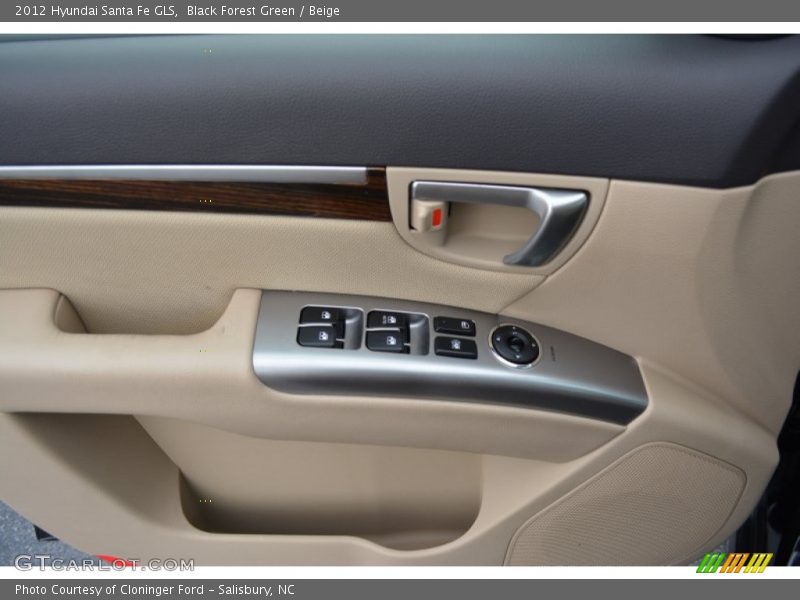 Black Forest Green / Beige 2012 Hyundai Santa Fe GLS