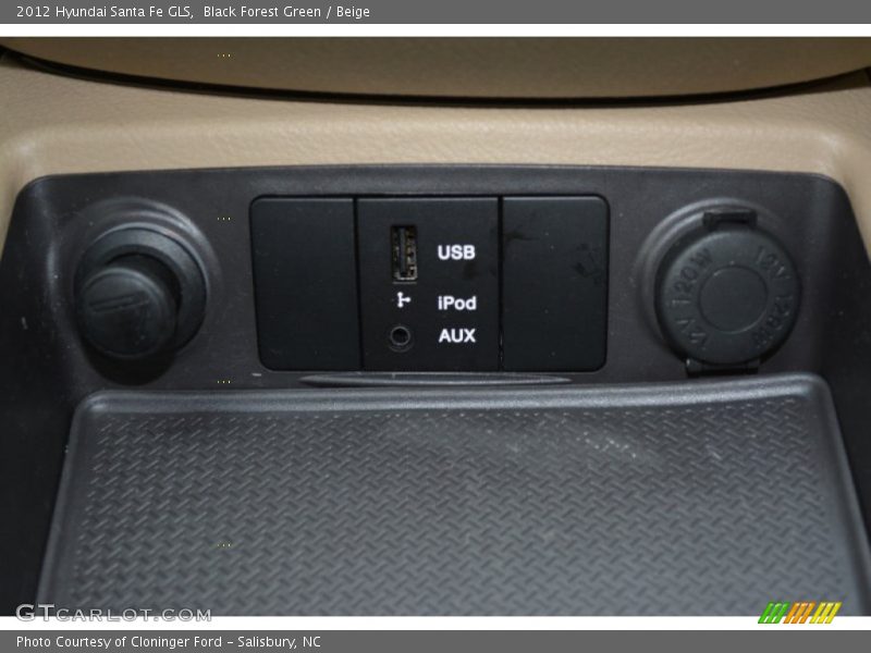 Black Forest Green / Beige 2012 Hyundai Santa Fe GLS