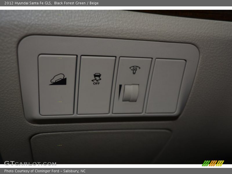 Black Forest Green / Beige 2012 Hyundai Santa Fe GLS