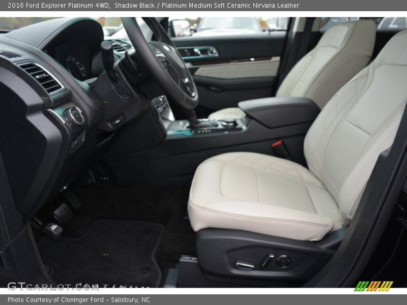  2016 Explorer Platinum 4WD Platinum Medium Soft Ceramic Nirvana Leather Interior