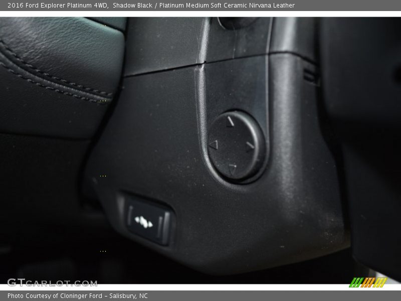 Shadow Black / Platinum Medium Soft Ceramic Nirvana Leather 2016 Ford Explorer Platinum 4WD