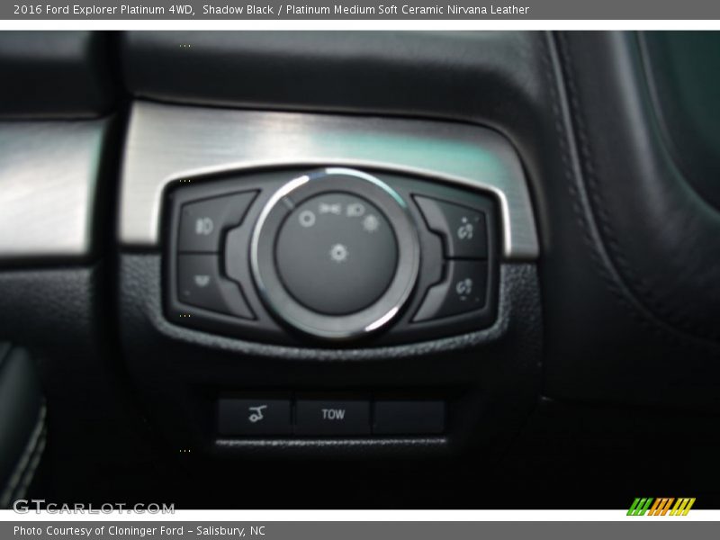 Shadow Black / Platinum Medium Soft Ceramic Nirvana Leather 2016 Ford Explorer Platinum 4WD