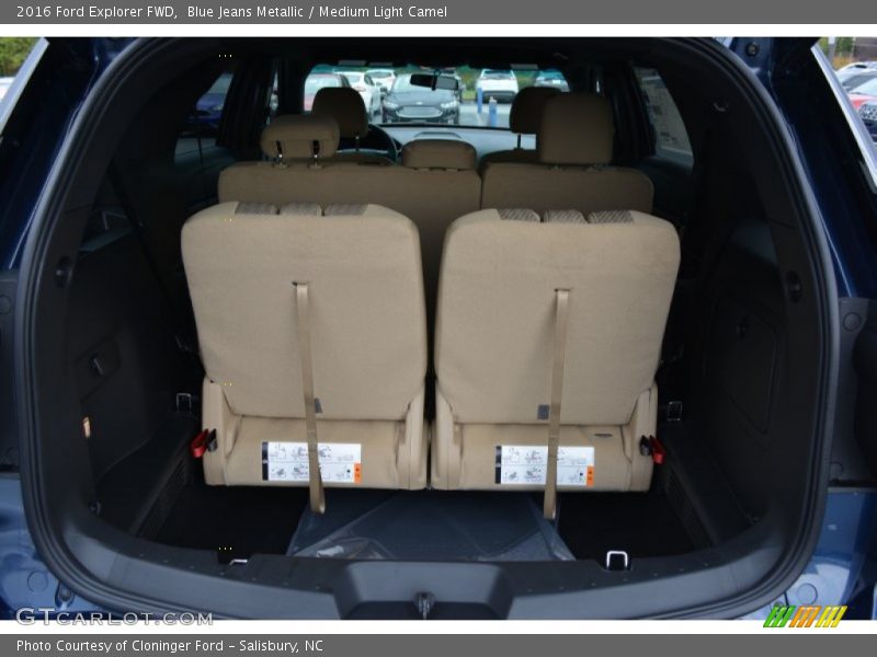 Blue Jeans Metallic / Medium Light Camel 2016 Ford Explorer FWD