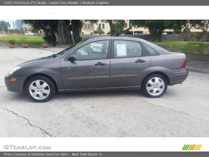 Liquid Grey Metallic / Medium Graphite 2002 Ford Focus ZTS Sedan