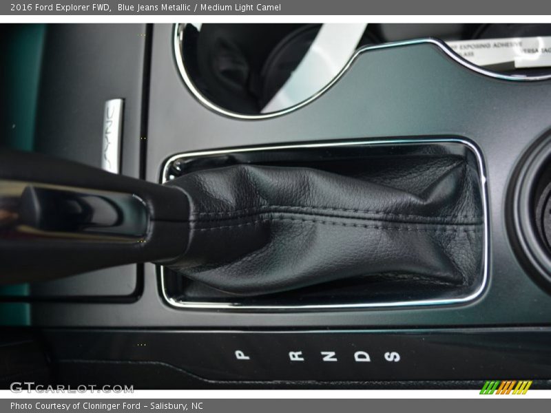 Blue Jeans Metallic / Medium Light Camel 2016 Ford Explorer FWD