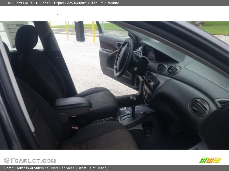 Liquid Grey Metallic / Medium Graphite 2002 Ford Focus ZTS Sedan