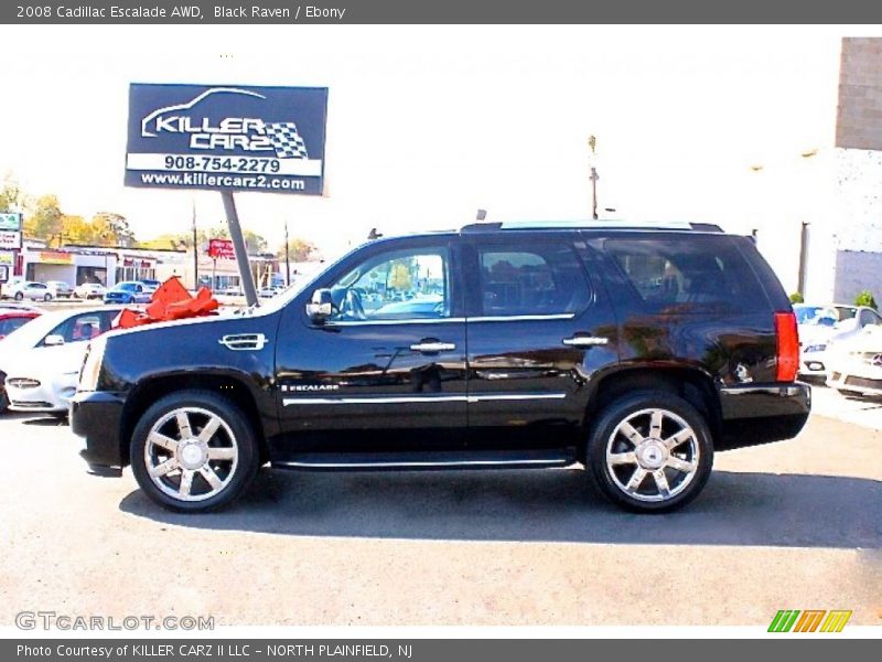 Black Raven / Ebony 2008 Cadillac Escalade AWD