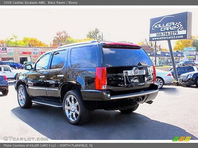 Black Raven / Ebony 2008 Cadillac Escalade AWD