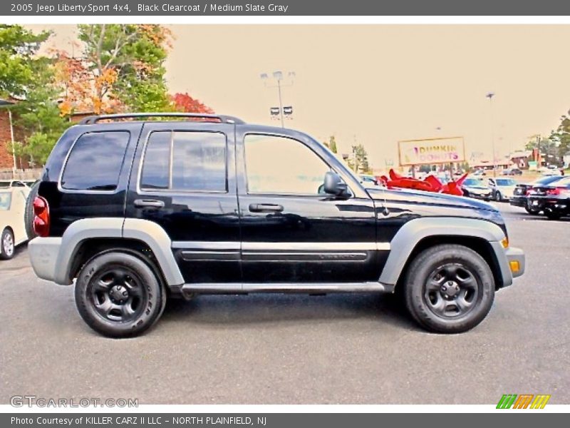 Black Clearcoat / Medium Slate Gray 2005 Jeep Liberty Sport 4x4