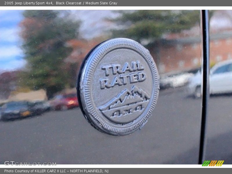 Black Clearcoat / Medium Slate Gray 2005 Jeep Liberty Sport 4x4