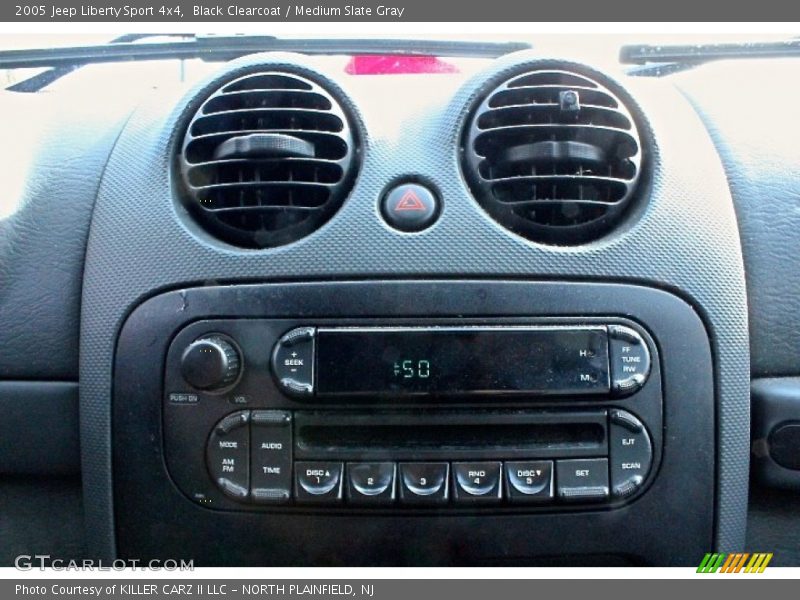 Black Clearcoat / Medium Slate Gray 2005 Jeep Liberty Sport 4x4
