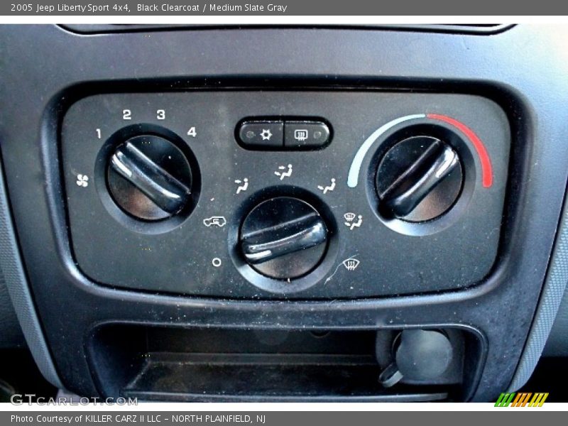 Black Clearcoat / Medium Slate Gray 2005 Jeep Liberty Sport 4x4