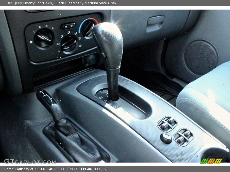 Black Clearcoat / Medium Slate Gray 2005 Jeep Liberty Sport 4x4