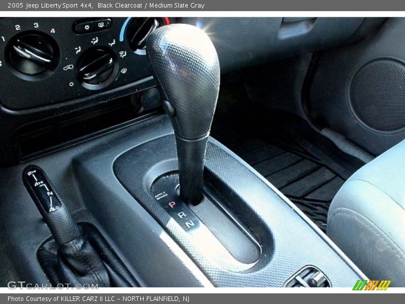 Black Clearcoat / Medium Slate Gray 2005 Jeep Liberty Sport 4x4