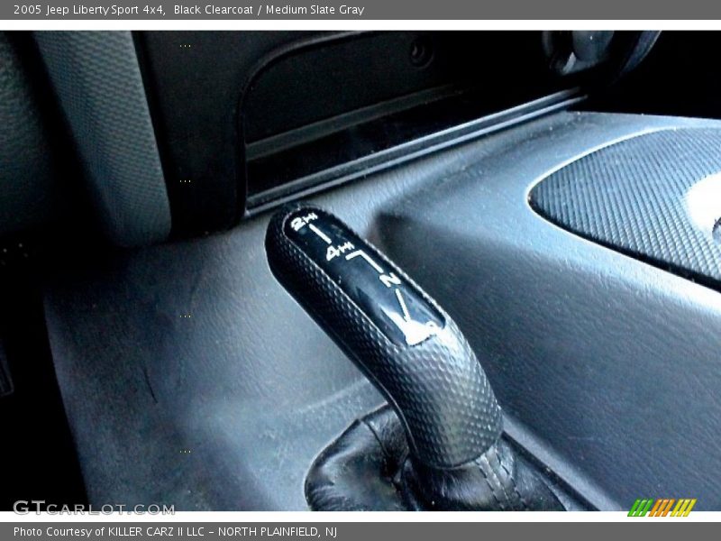 Black Clearcoat / Medium Slate Gray 2005 Jeep Liberty Sport 4x4