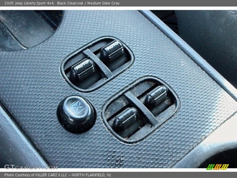 Black Clearcoat / Medium Slate Gray 2005 Jeep Liberty Sport 4x4