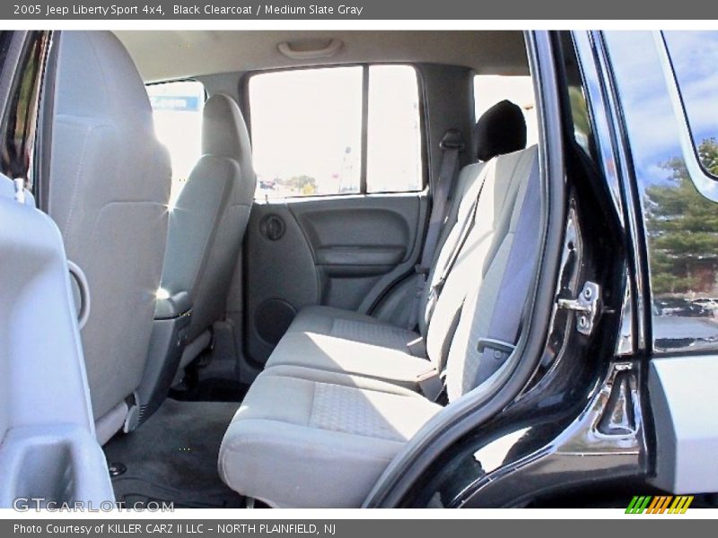 Black Clearcoat / Medium Slate Gray 2005 Jeep Liberty Sport 4x4