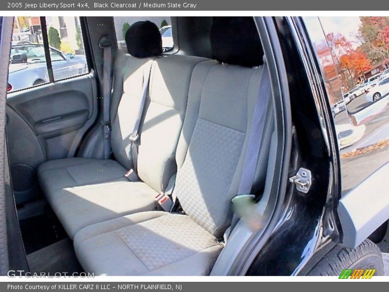 Black Clearcoat / Medium Slate Gray 2005 Jeep Liberty Sport 4x4