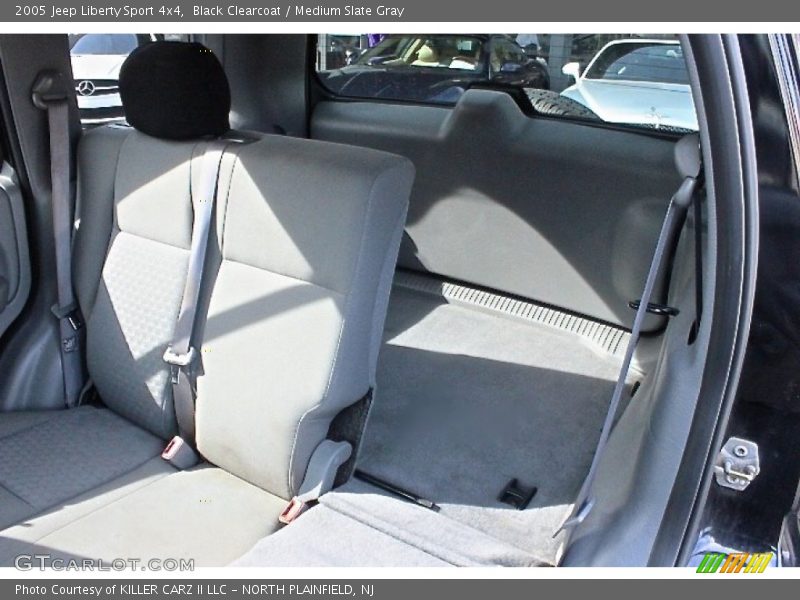 Black Clearcoat / Medium Slate Gray 2005 Jeep Liberty Sport 4x4