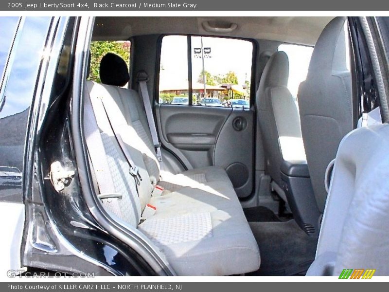Black Clearcoat / Medium Slate Gray 2005 Jeep Liberty Sport 4x4