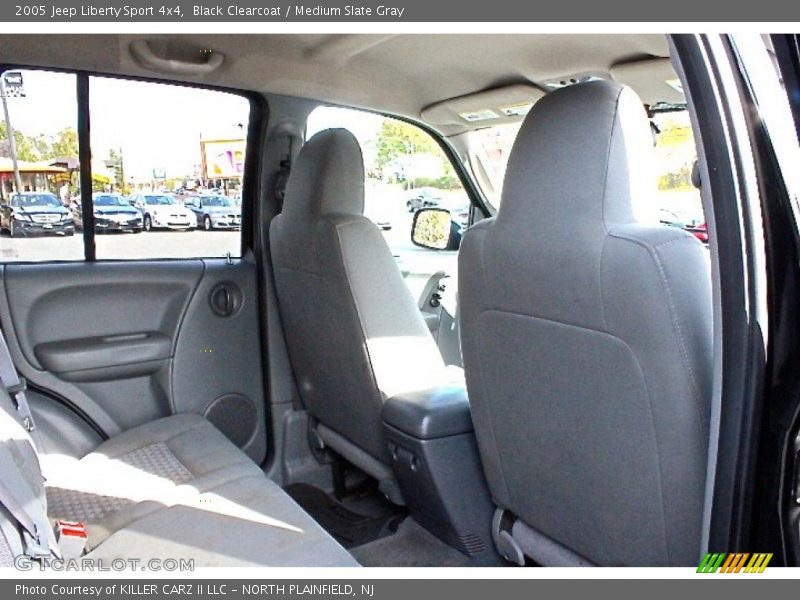 Black Clearcoat / Medium Slate Gray 2005 Jeep Liberty Sport 4x4
