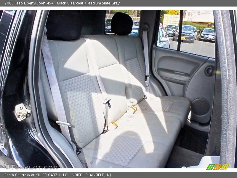 Black Clearcoat / Medium Slate Gray 2005 Jeep Liberty Sport 4x4