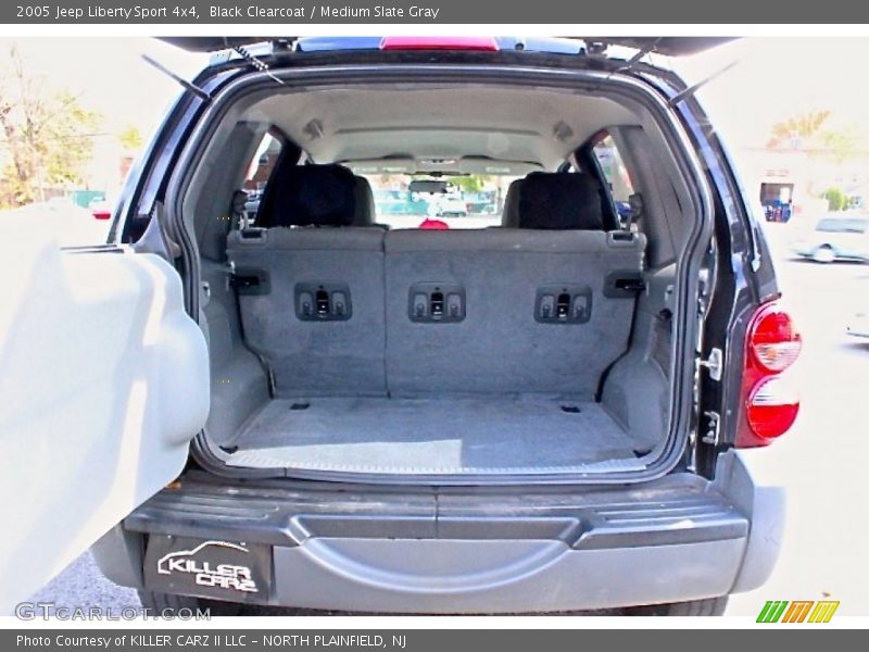 Black Clearcoat / Medium Slate Gray 2005 Jeep Liberty Sport 4x4